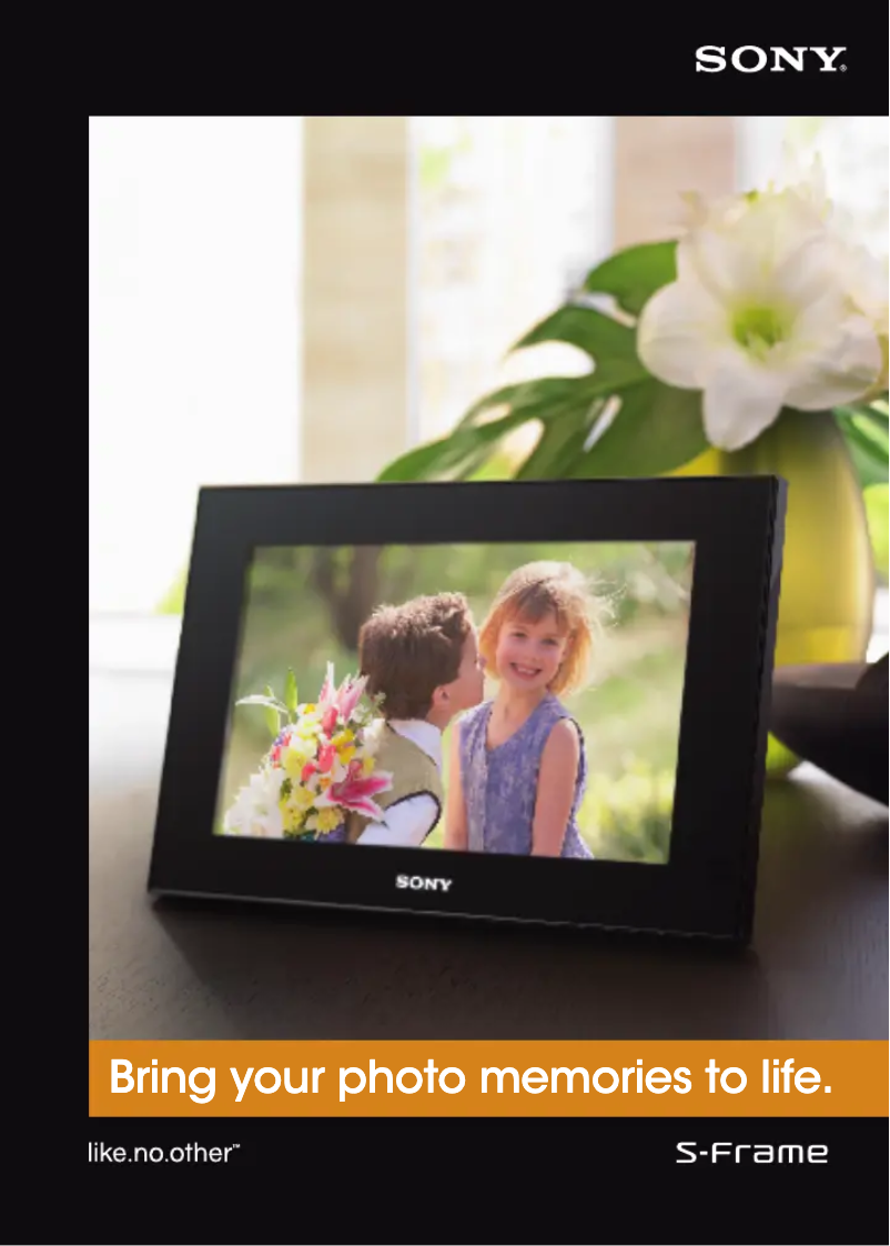 First page image of the manual for DPF-D70