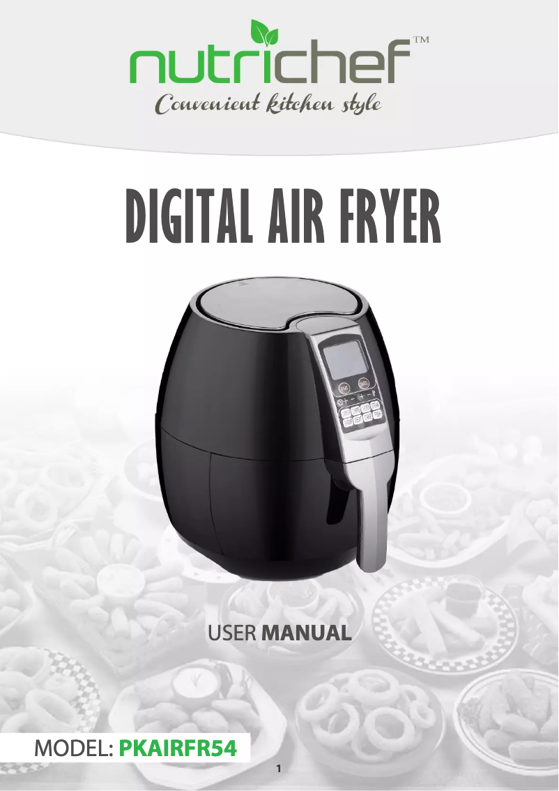 Page 1 de la notice Manuel utilisateur Nutrichef PKAIRFR54