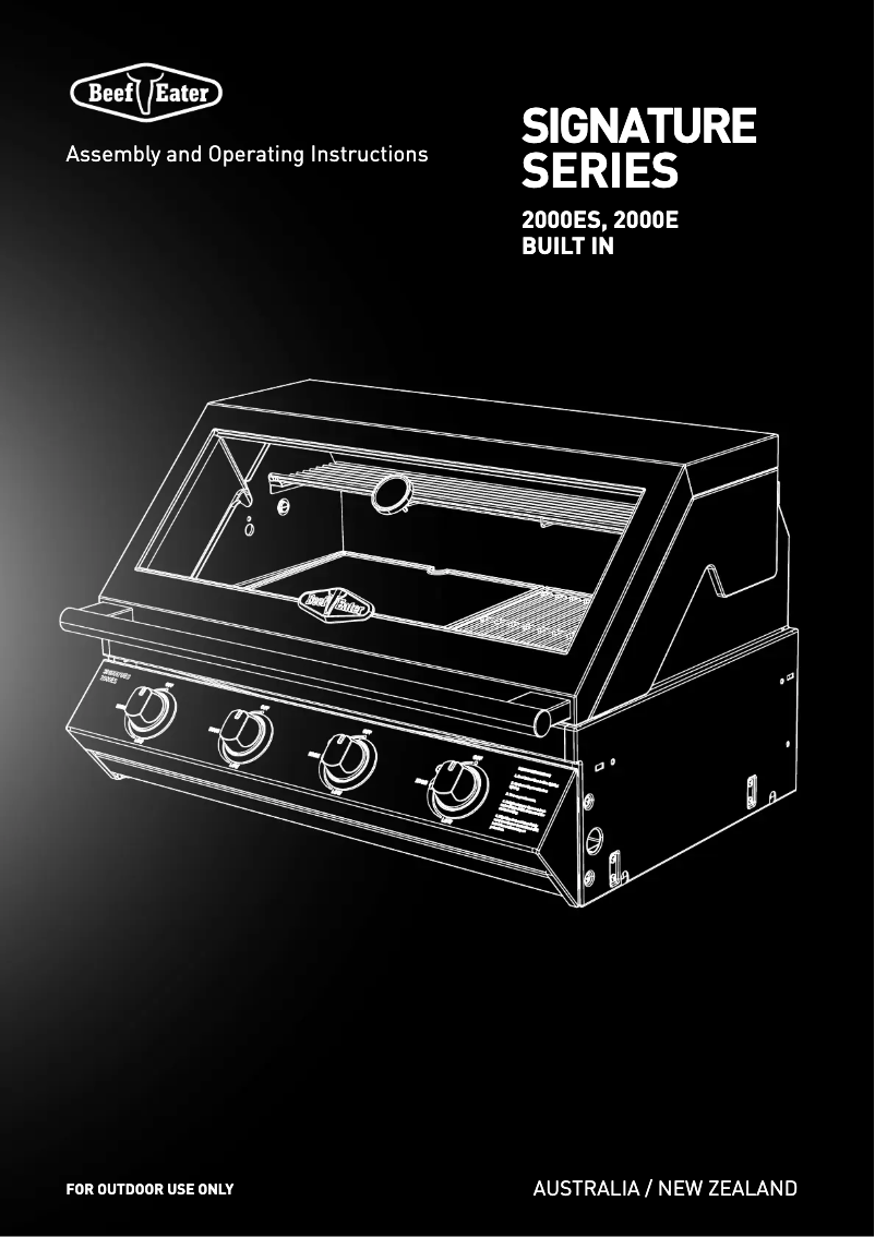 First page image of the manual for BSB2040SA