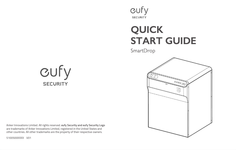 First page image of the manual for SmartDrop