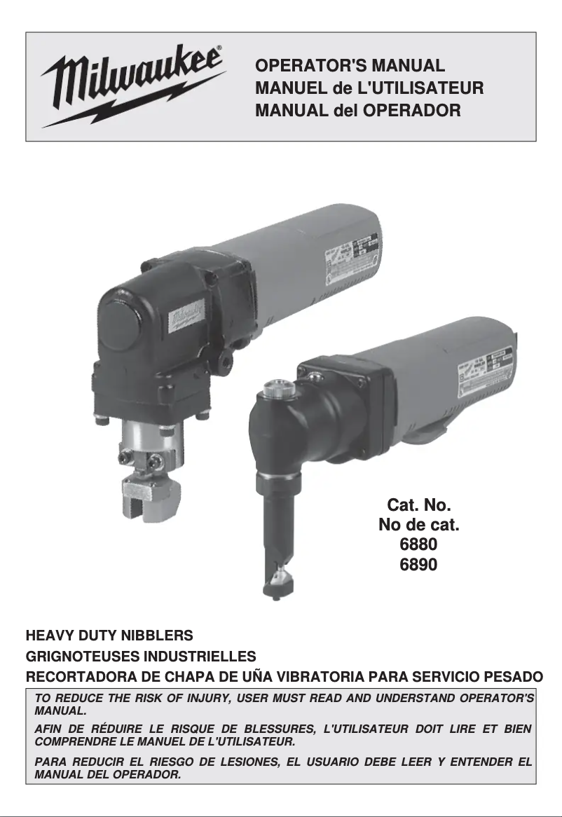 First page image of the manual for 6890