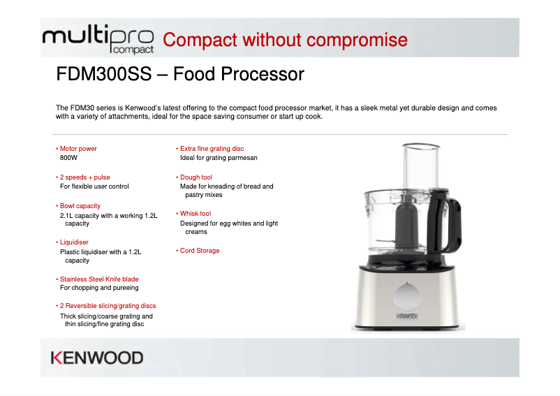 First page image of the manual for Multipro Compact FDM300SS