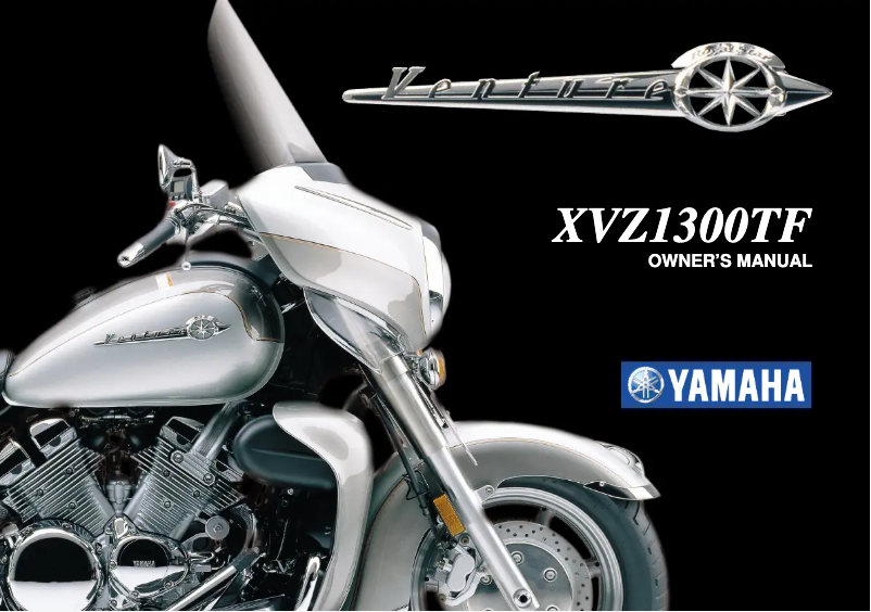Page 1 of the manual User Manual Yamaha Venture XVZ1300TF (2000)
