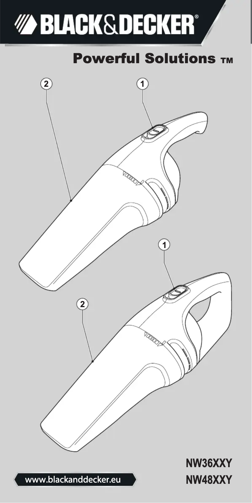 Page 1 of the manual User Manual Black & Decker NW3660N