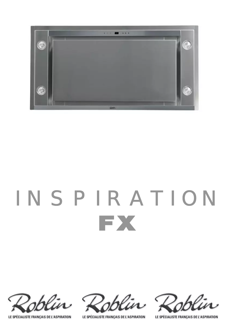 First page image of the manual for Inspiration FX 1000