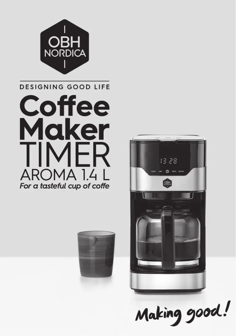 Page 1 of the manual User Manual OBH Nordica Tempo Aroma 2330