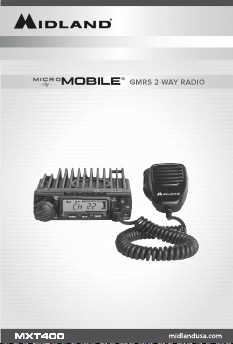 First page image of the manual for MicroMobile MXT400