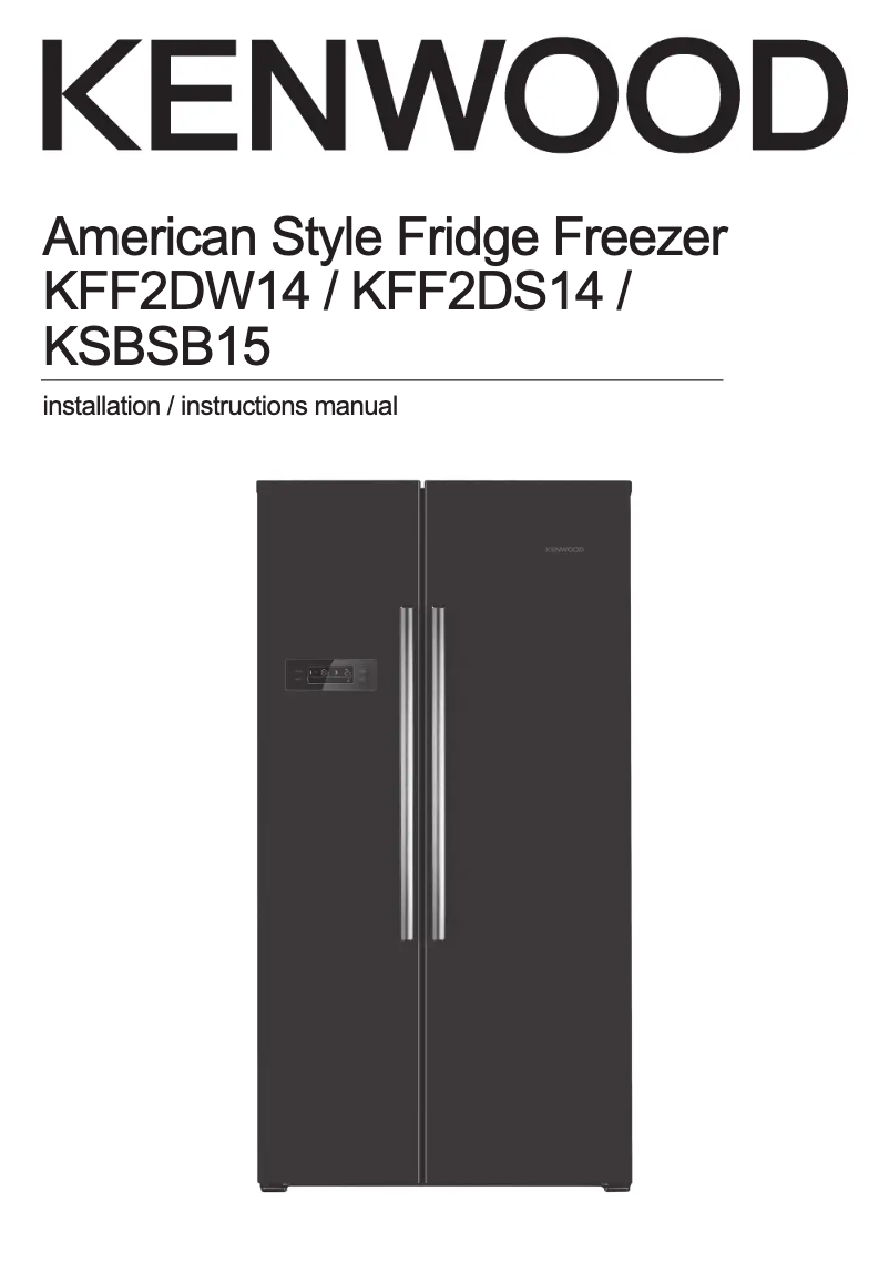 Page 1 of the manual User Manual Kenwood KSBSB15