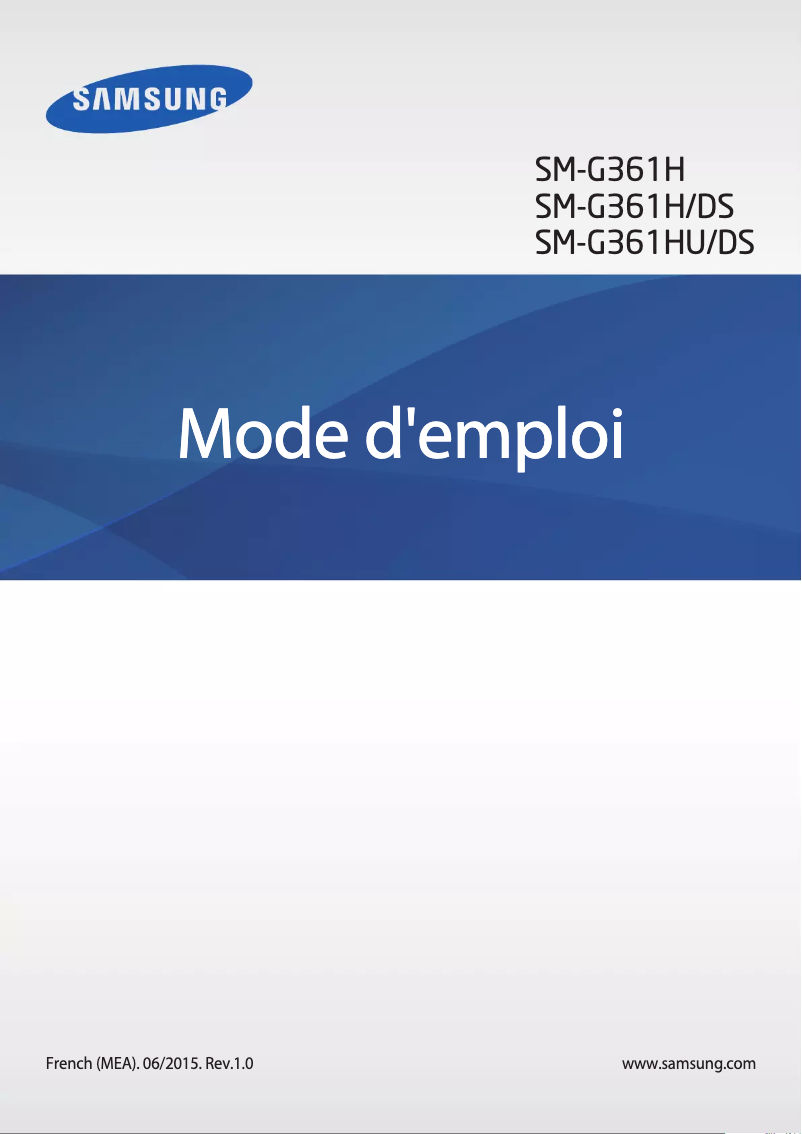 First page image of the manual for Galaxy Core 3