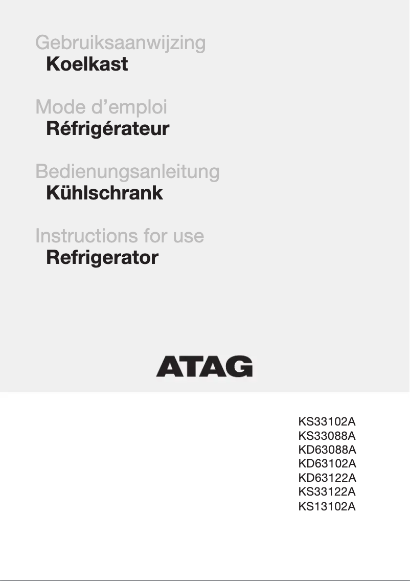 First page image of the manual for KD63088A