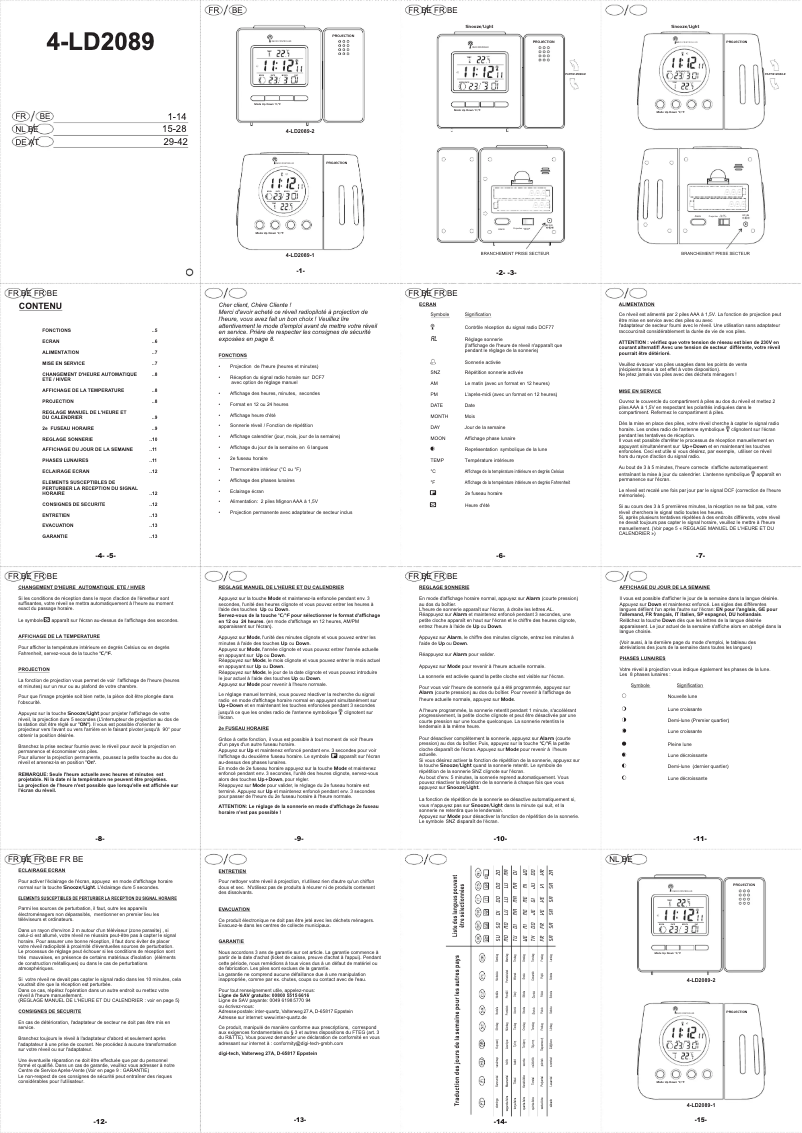 Page 1 of the manual User Manual Digi-tech 4-LD2089