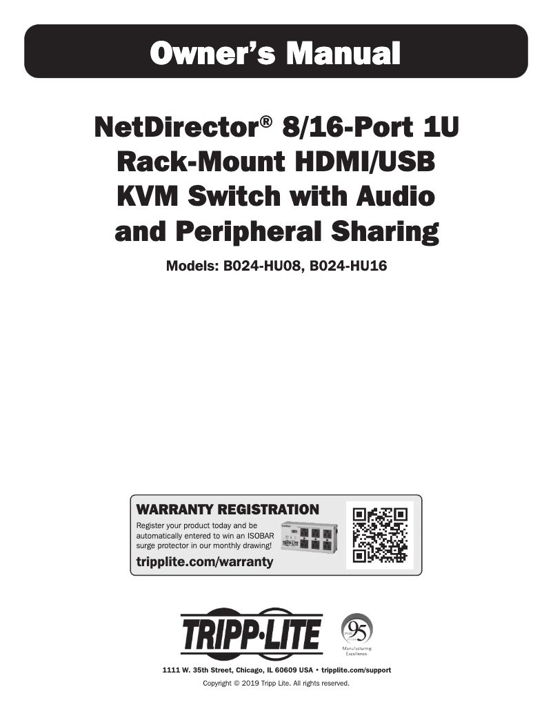 First page image of the manual for B024-HU08