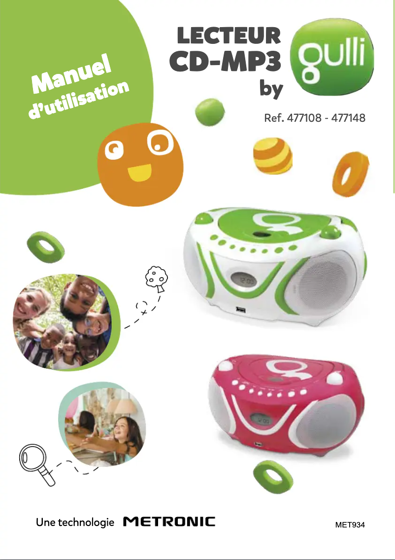 Image de la première page du manuel de l'appareil 477148