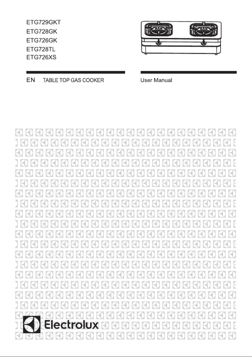 First page image of the manual for ETG726XS