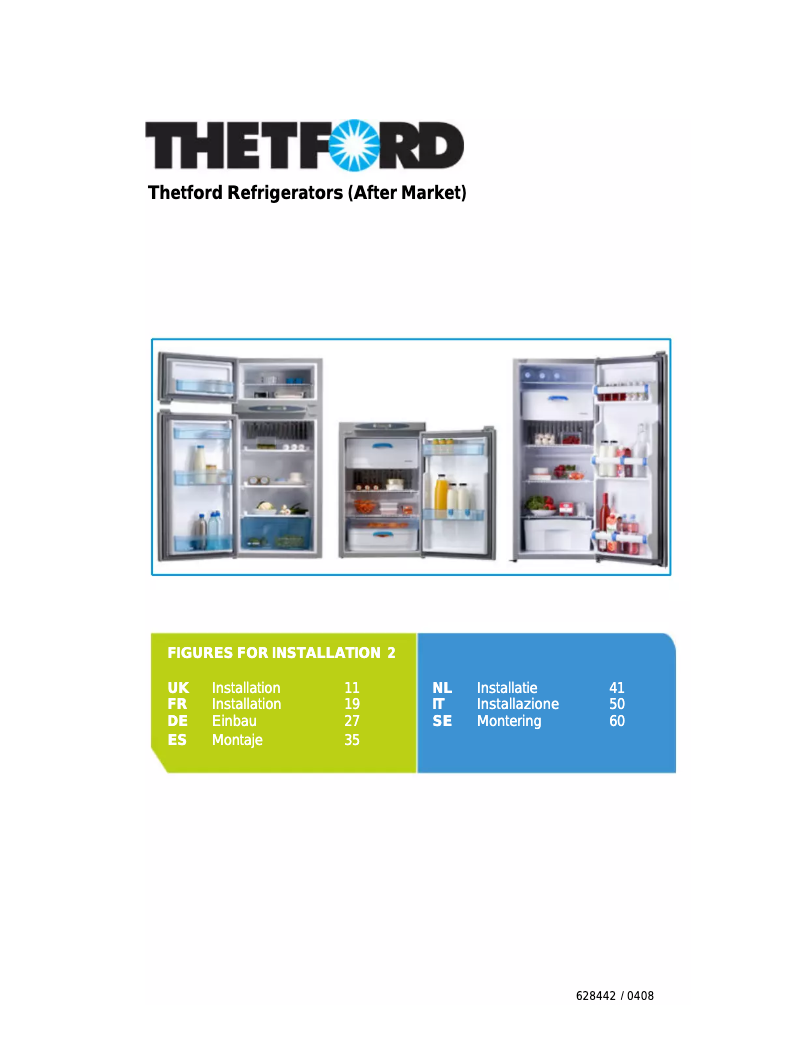 Page 1 of the manual User Manual Thetford N145 Automatic Premium LCD