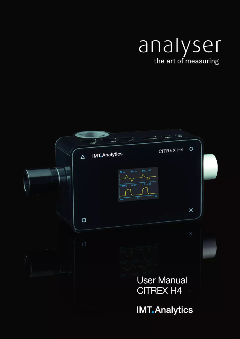 First page image of the manual for Citrex H4