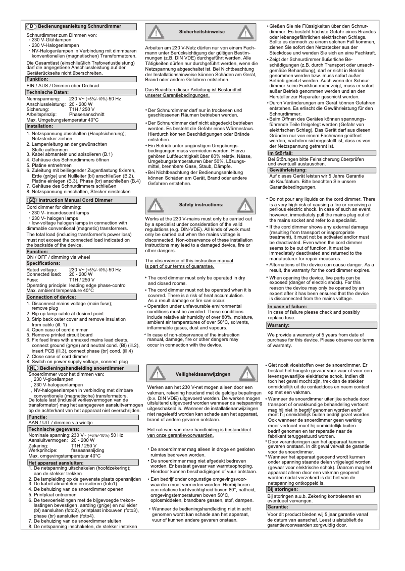 First page image of the manual for 8114
