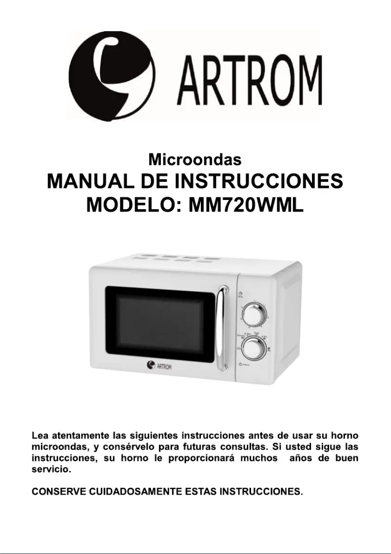 First page image of the manual for MM-720WML