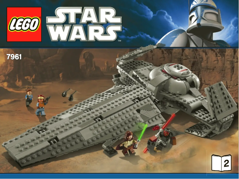 Page 1 of the manual User Manual Lego Darth Maul's Sith Infiltrator (TM)