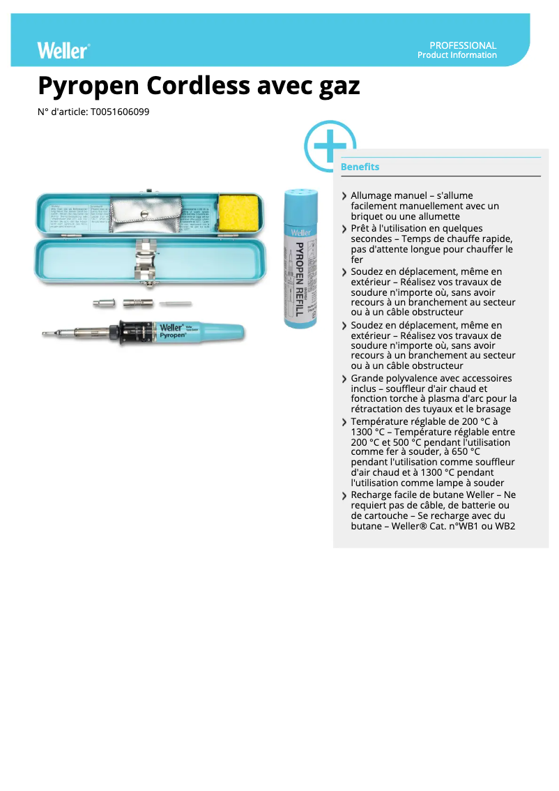 First page image of the manual for Pyropen