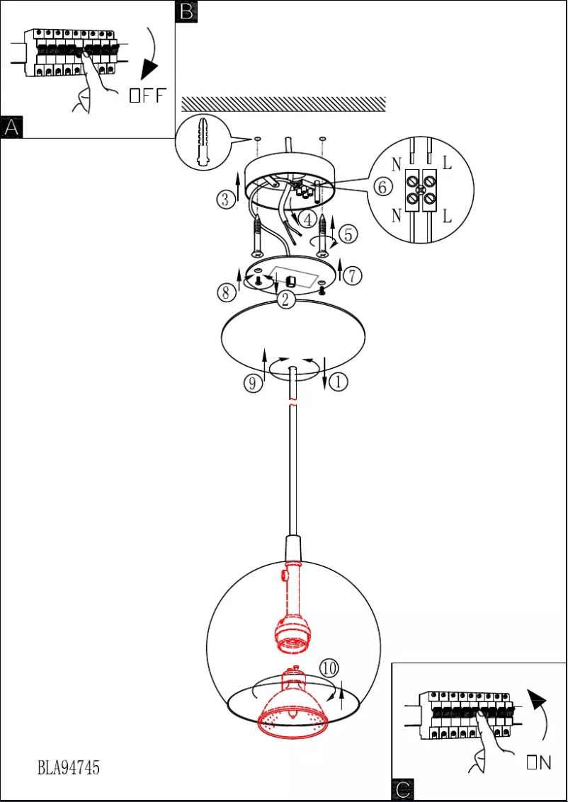 Page 1 of the manual User Manual Eglo Petto 2