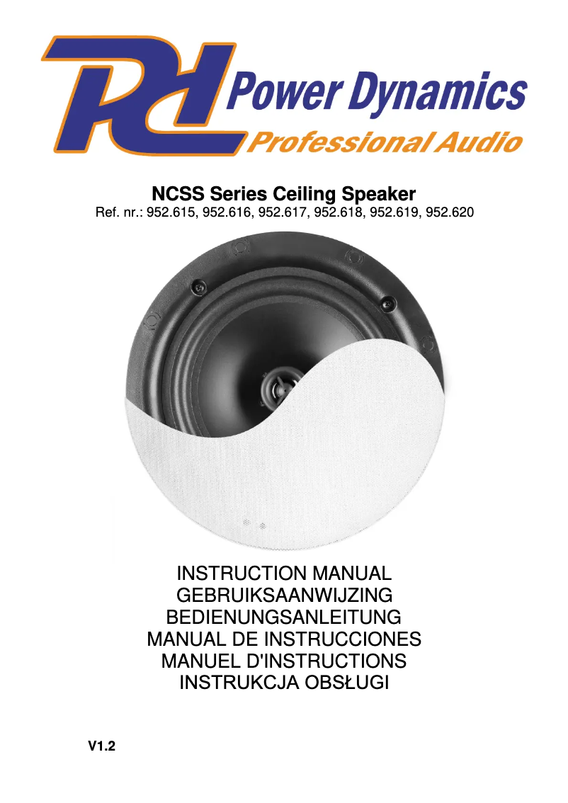 First page image of the manual for NCSS8B