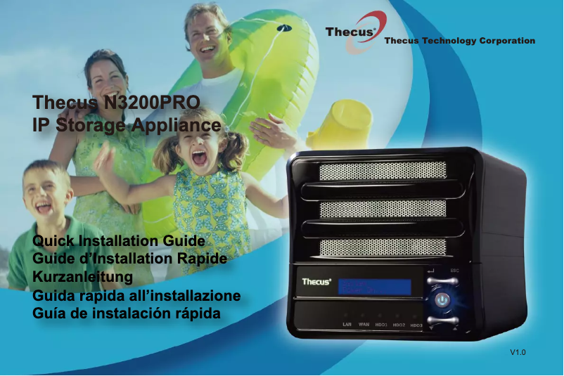 Image de la première page du manuel de l'appareil N3200PRO