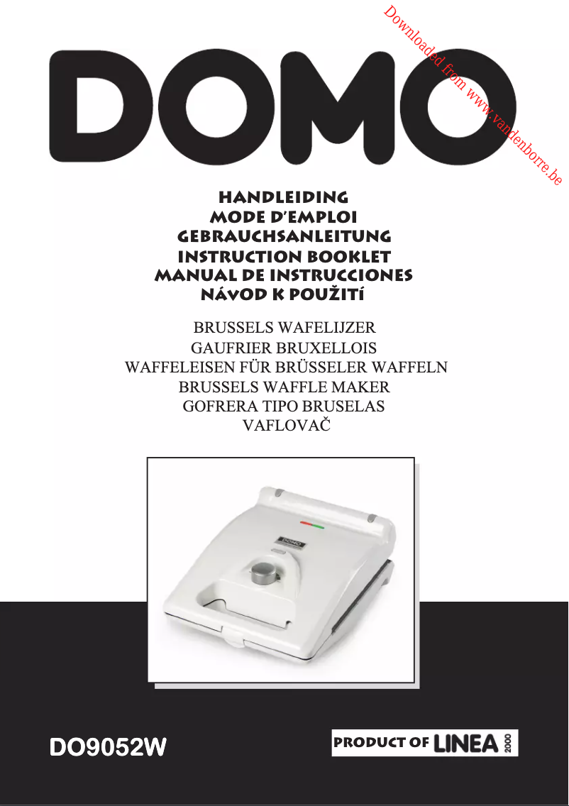 First page image of the manual for DO9052W