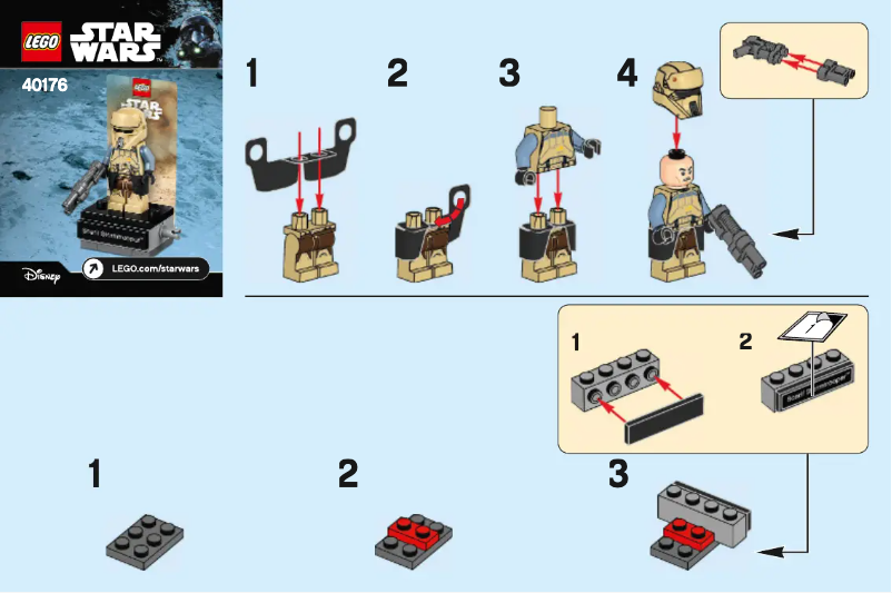 Page 1 of the manual User Manual Lego Star Wars 40176