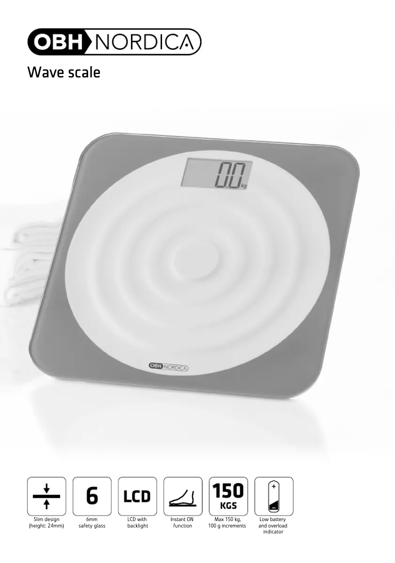 Page 1 of the manual User Manual OBH Nordica Personal