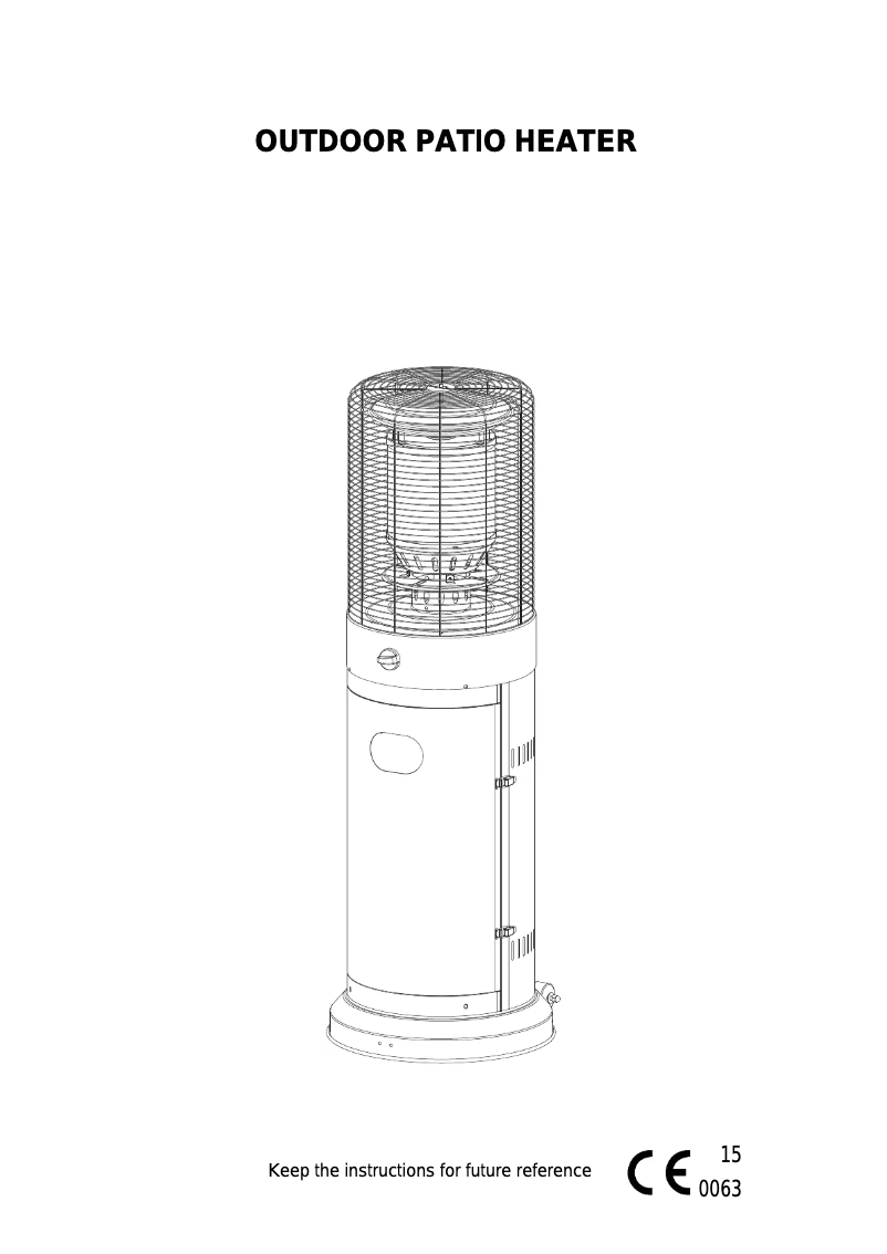 First page image of the manual for Outdoor Patio Heater
