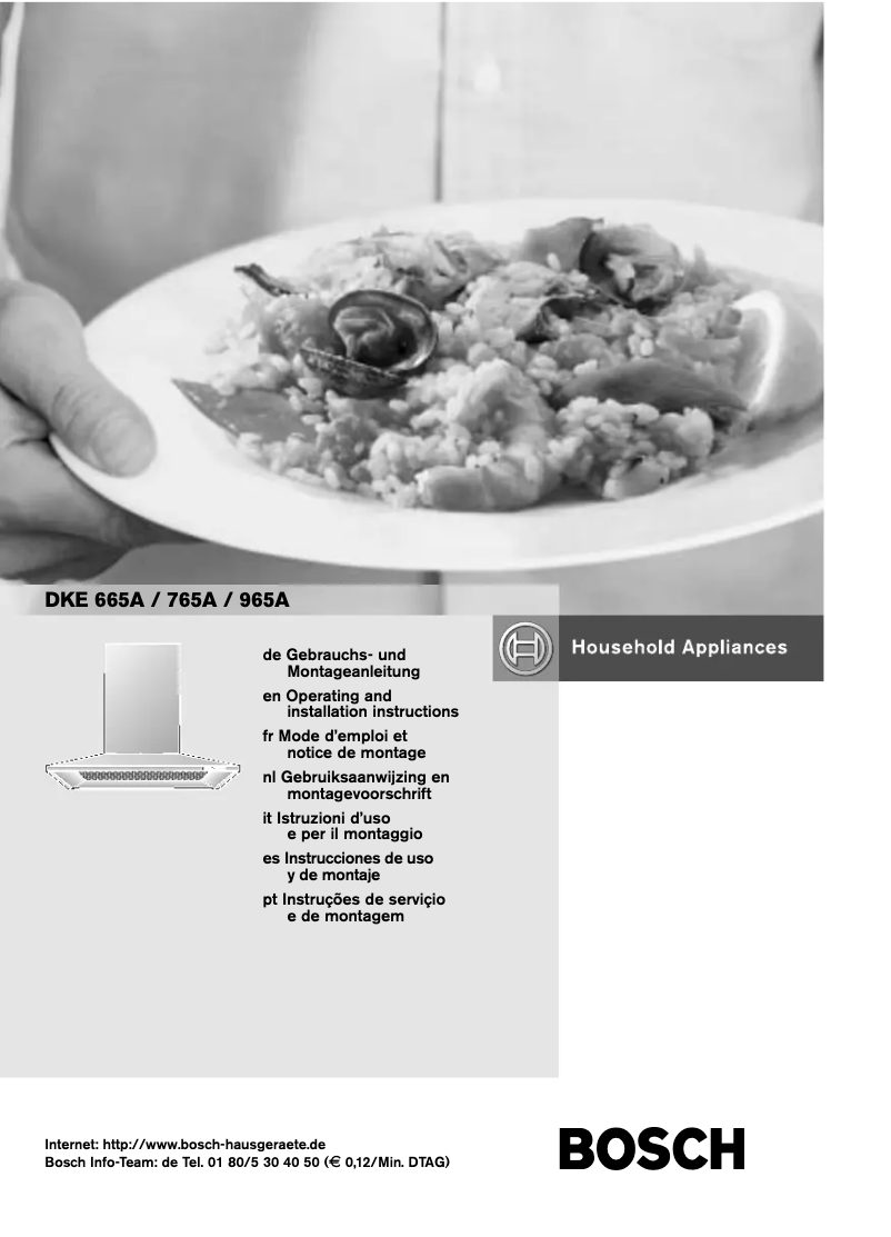 Page 1 of the manual User Manual Bosch DKE665A