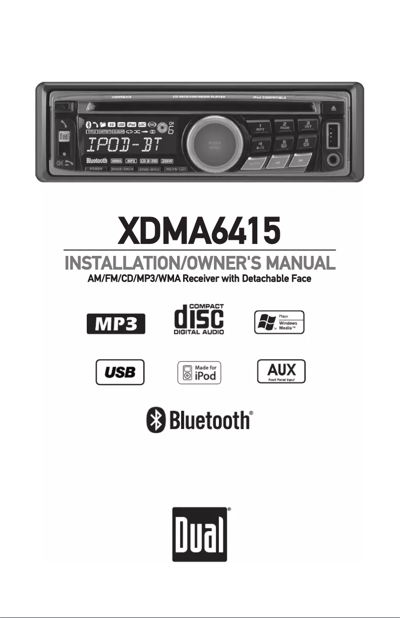 First page image of the manual for XDMA6415