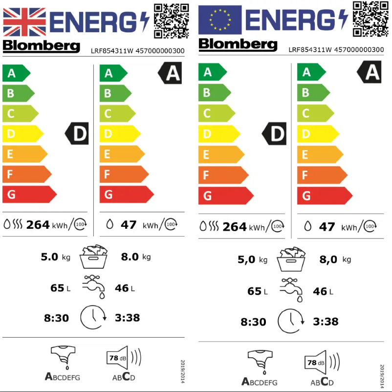First page image of the manual for LRF854311W