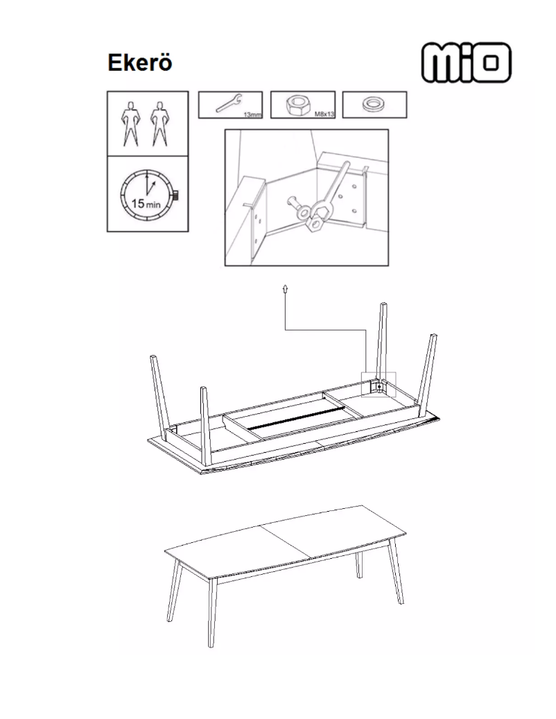 Page 1 of the manual User Manual Mio Ekerö