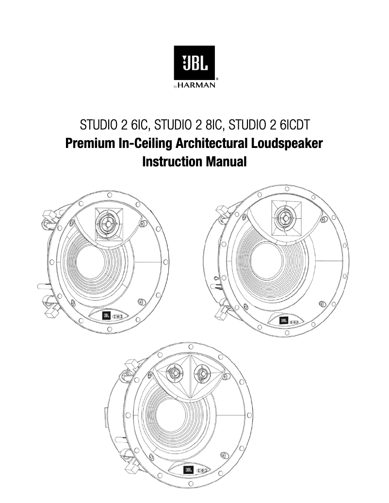 First page image of the manual for Studio 2 6IC