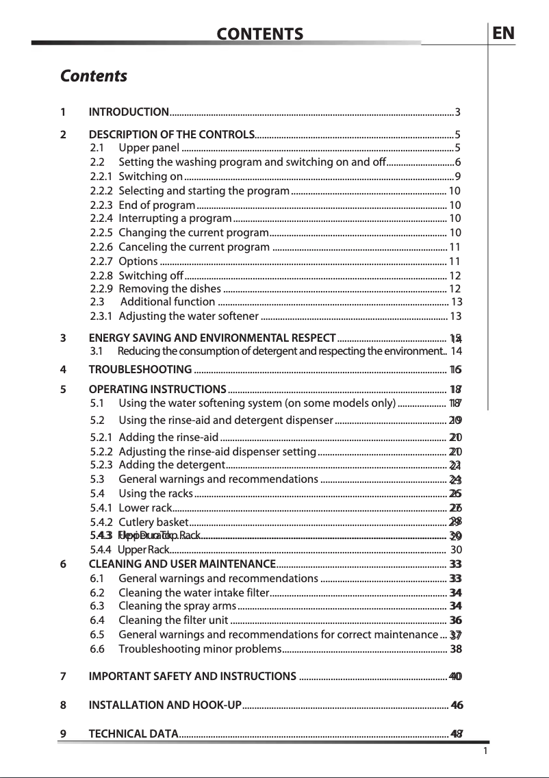 First page image of the manual for STU8647X