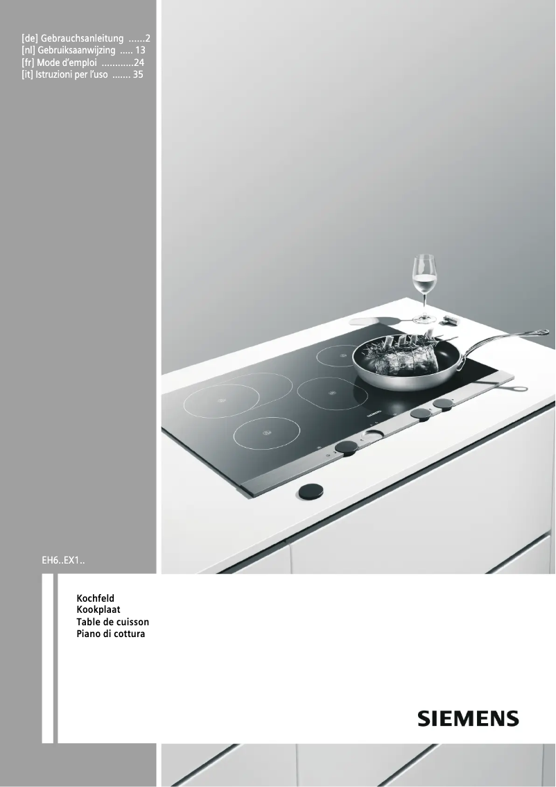 First page image of the manual for EH651EX15E