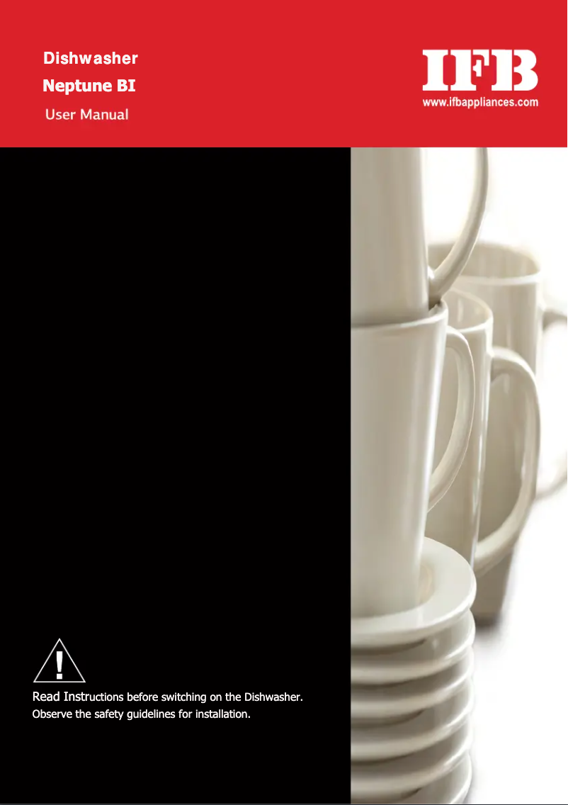 Page 1 of the manual User Manual IFB Neptune BI