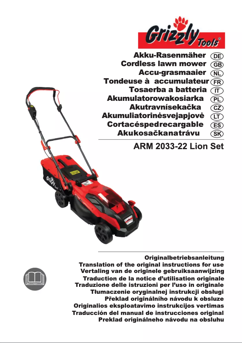 First page image of the manual for ARM 2033-22 Lion Set