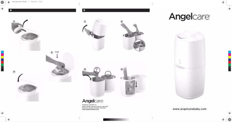 First page image of the manual for Nappy