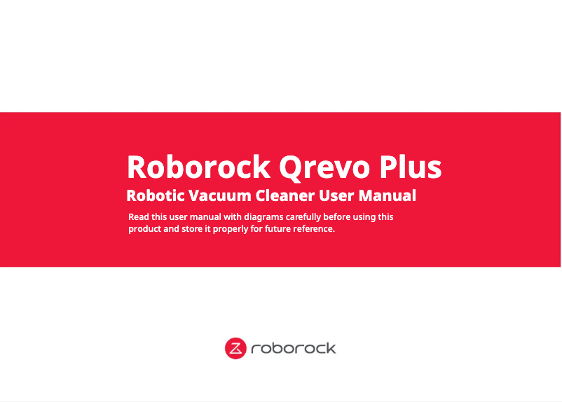 First page image of the manual for Qrevo Plus