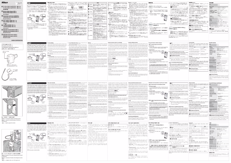 Page 1 of the manual User Manual Nikon WU-1a