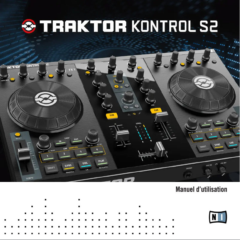 Page 1 of the manual User Manual Native Instruments Traktor Kontrol S2