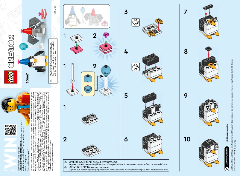 Page 1 of the manual User Manual Lego Creator 30667