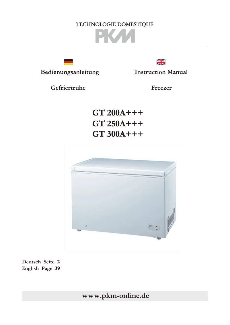 First page image of the manual for GT 200A+++