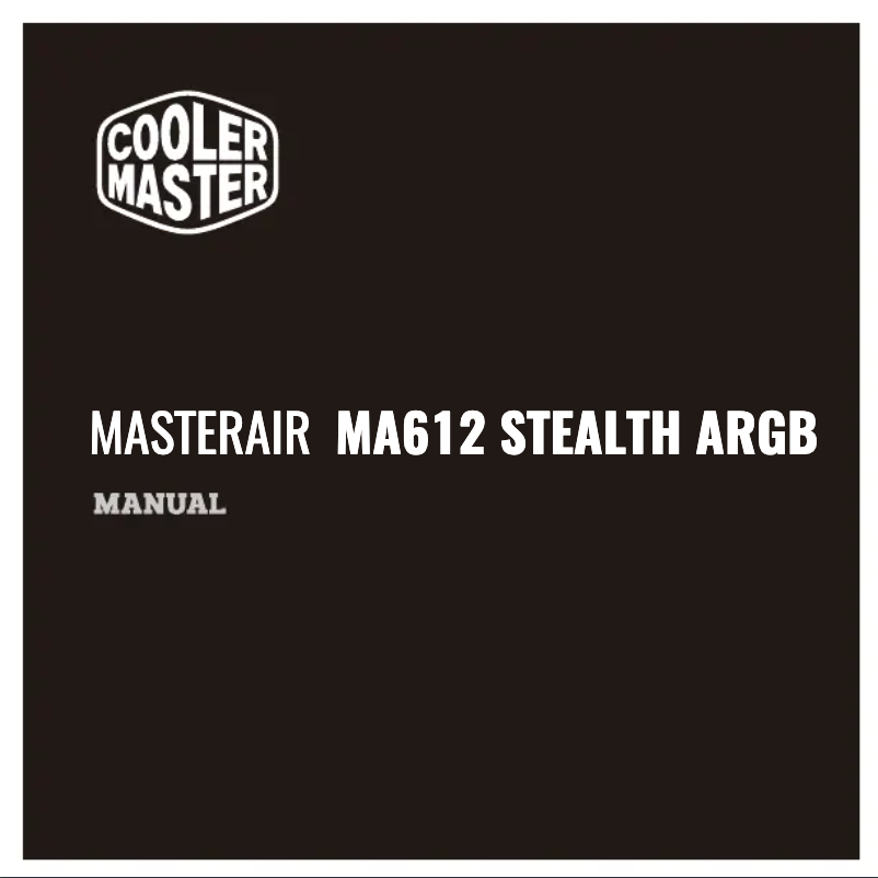 First page image of the manual for MasterAir MA612 Stealth