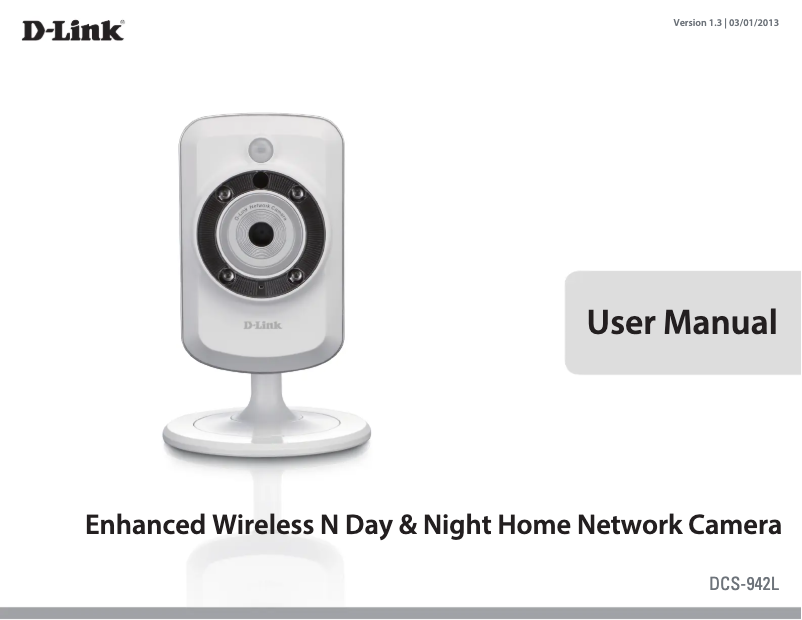 Page 1 of the manual User Manual D-Link DCS-942L