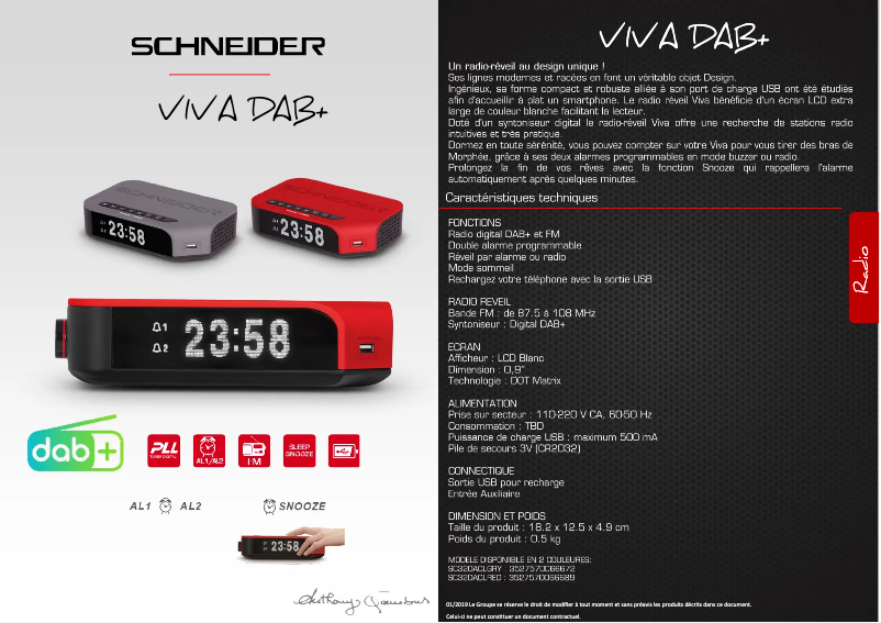 Image de la première page du manuel de l'appareil SC320CLGRY