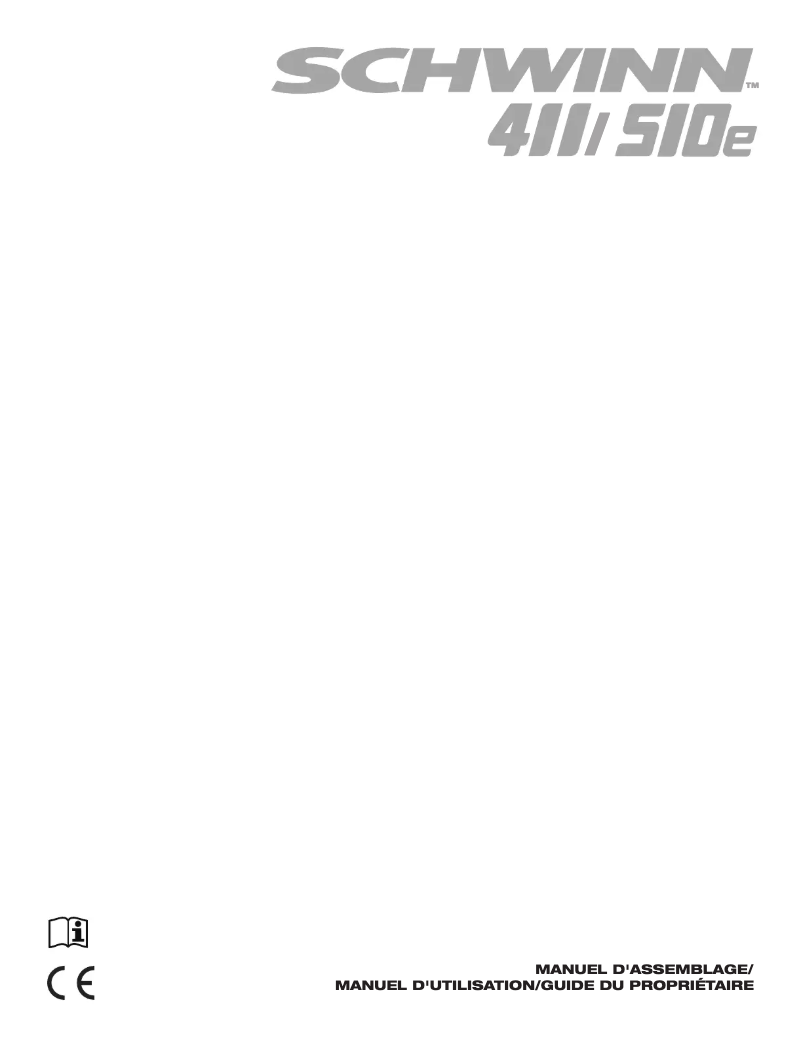 Page 1 of the manual Instructions / Assembly Schwinn 411